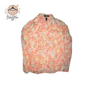 Lauren Ralph Lauren Women’s Paisley Short-Sleeve Shirt - Size S